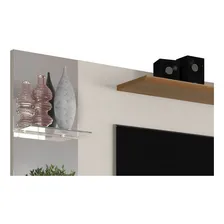 Home Painel Suspenso P/ Tv De Até 55 Polegadas Rack Intense Cor Off white Foto mini  3