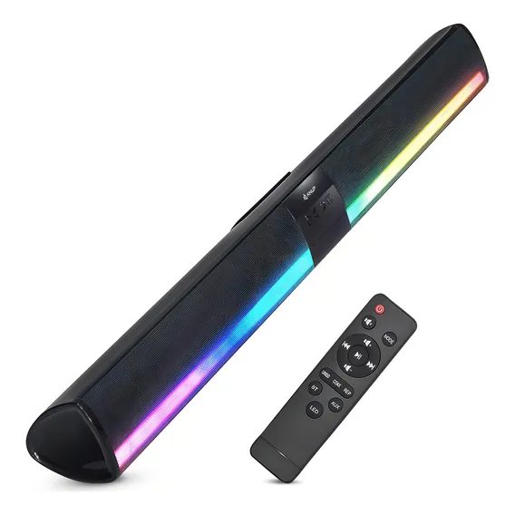 Home Theater Knup KP-RO831 Soundbar preta Foto 1