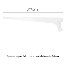 Homely 4 trilho simples 2m com 1 trilho duplo 2m com 27 suportes 30cm cor branco Foto mini 4