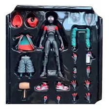 Homem Aranha Action Figure Miles Morales Aranha Verso Foto mini 2