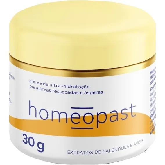 Homeopast Creme Hidratante Ultra Hidratação (30g) Foto 1