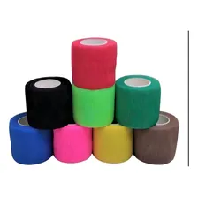 Höppner Bandagem atadura Elástica Flexível Marrom Tipo Coflex 5cm Foto mini  2