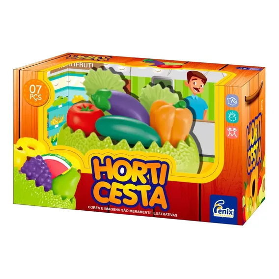 Horti Cesta De Legumes 7 Peças Htc-847 - Fenix Foto 1