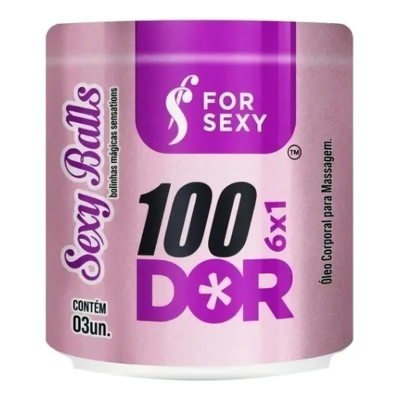 Hot Ball Bolinha Explosiva 6x1 Dessensibilizante 100dor 3uni Foto 1