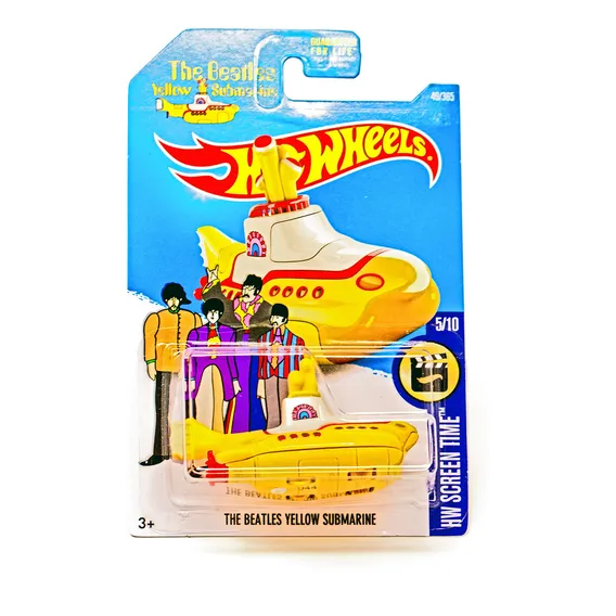 Hot Wheels 2017 Hw Screen Time The Beatles Yellow Submarine Foto 1