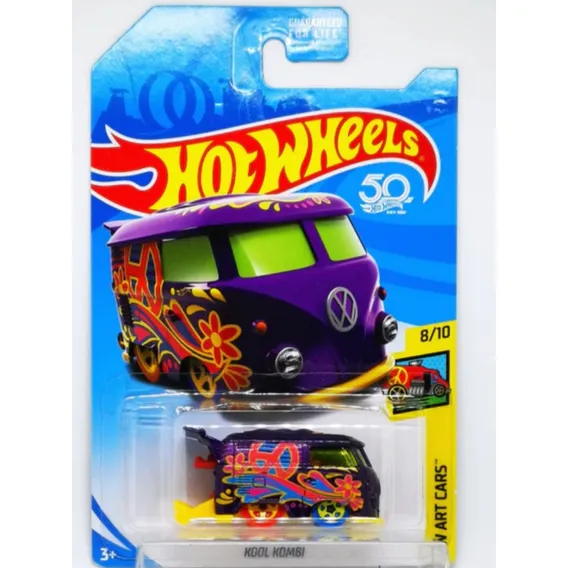 Hot Wheels 2018 - Vw Kool Kombi Roxa Treasure Hunt Rara Foto 1