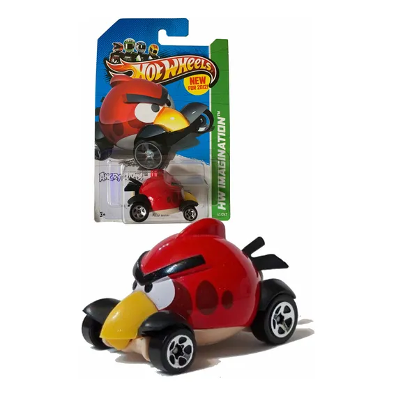 Hot Wheels Angry Birds 2012 Red Bird Hw Imagination 1ª Ed. Cor Vermelho Foto 1