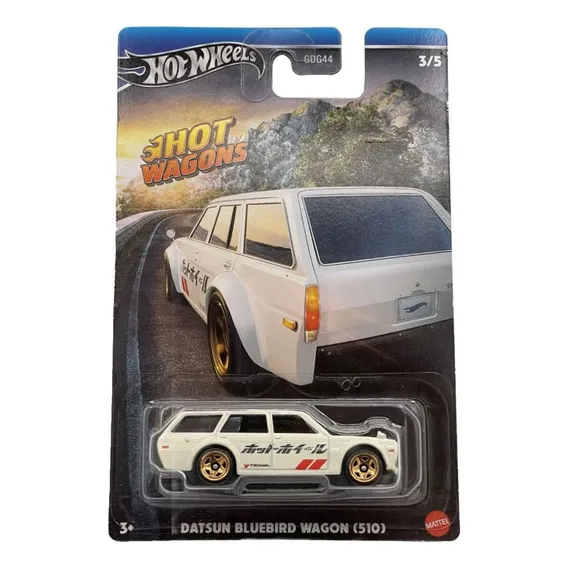 Hot Wheels Carrinho Hot Wagons - Datsun Bluebird Wagon (510) Foto 1