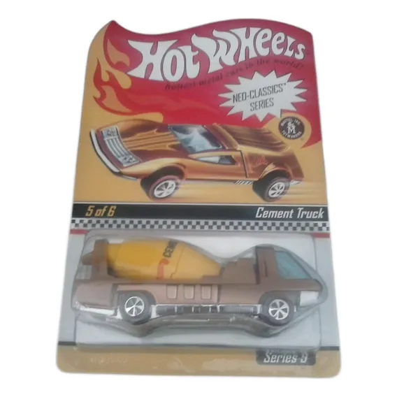 Hot Wheels - Cement Truck - Neo Classics Series - Cor Dourado Foto 1