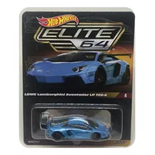 Hot Wheels Elite 64 Lbwk Lamborghini Aventador Lp 700-4 1:64 Cor azul Foto  mini 1