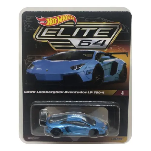 Hot Wheels Elite 64 Lbwk Lamborghini Aventador Lp 700-4 1:64 Cor azul Foto 1