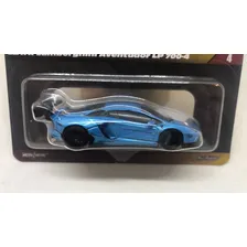 Hot Wheels Elite 64 Lbwk Lamborghini Aventador Lp 700-4 1:64 Cor azul Foto mini  3