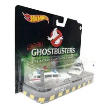 Hot Wheels Ghostbusters Ecto-1 E Ecto-1a Dvg08 Caça Fantasma Foto mini 3