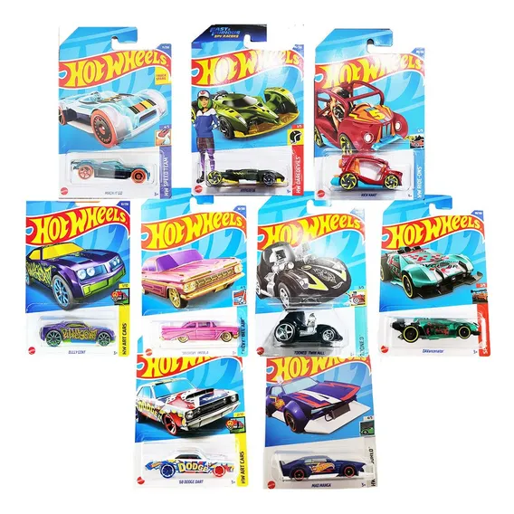 Hot Wheels Kit Carrinhos Futuristas Clássicos Colecionador Foto 1