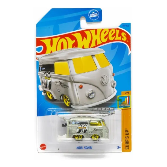 Hot Wheels Kool Kombi Mooneyes Zamac Exclusiva Wal Mart Usa Cor Prateado Foto 1