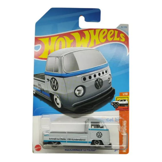 Hot Wheels Miniatura Carrinho Volkswagen T2 Pickup Kombi Cor Cor Volkswagen t2 Perua Foto 1