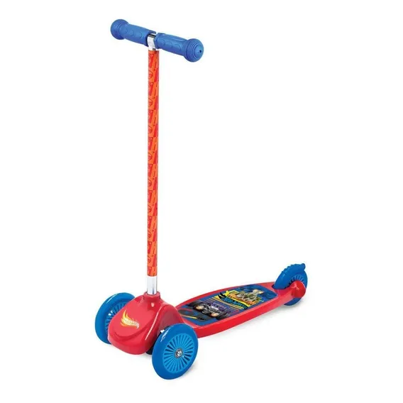 Hot Wheels Patinete Radical Tri Wheels 3 Rodas Fun F00551 Cor Azul/Laranja Foto 1