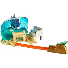 Hot Wheels Pista City Beach Batalha com Tiburon Mattel Foto mini 3