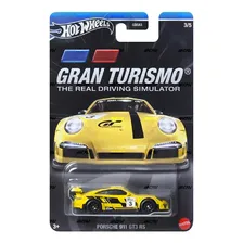 Hot Wheels Porsche 911 Gt3 Rs Gran Turismo Amarelo 2024 Foto  mini 1