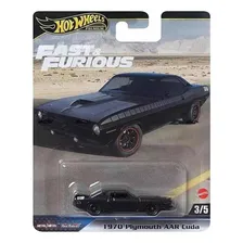 Hot Wheels Premium 1970 Plymouth Aar Cuda cor preta Foto  mini 1