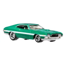 Hot Wheels Premium 1972 Ford Gran Torino Velozes e Furiosos Moss Cor Verde Foto mini 1