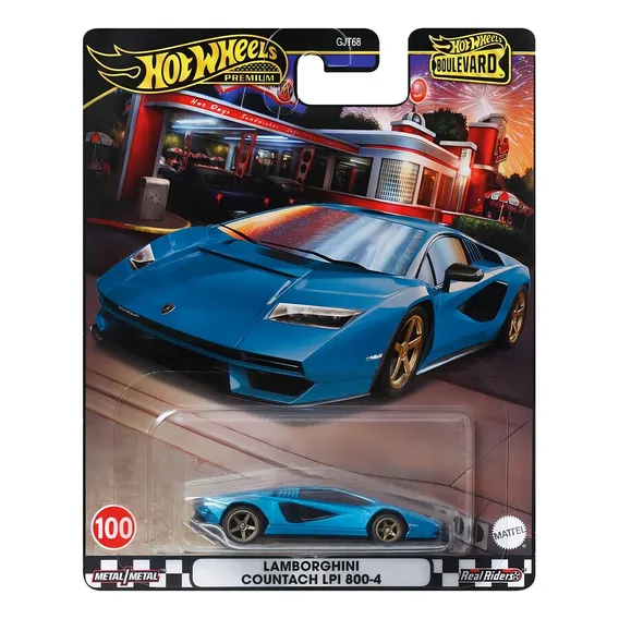 Hot Wheels Premium Boulevard Lamborghini Countach Lpi #100 Cor água Foto 1