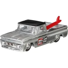 Hot Wheels Premium Custom 62 Chevy Pickup Shop Trucks 2017 Cor Prata Foto mini 1