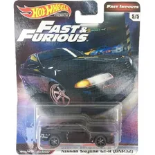 Hot Wheels Premium Fast Furious 7 Nissan Skyline Gt-r Bnr32 Cor Preta Foto mini 2