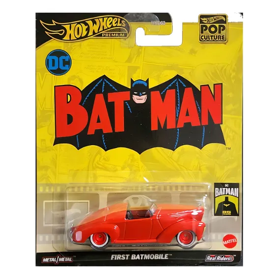 Hot Wheels Premium Pop Culture Batman First Batmobile Foto 1
