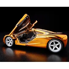 Hot Wheels Rlc Mclaren F1 Cor Dourado Foto mini 3