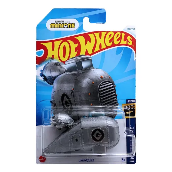 Hot Wheels Screen Time Grumobile Minions Meu vilão Favorito Cor Cinza Foto 1
