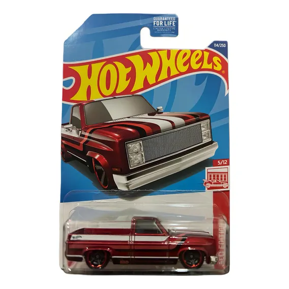 Hotwheels Red Edition Chevy Silverado 1983 Cor vermelha Foto 1