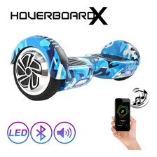 Hoverboard Infantil Overboard Smart Balance Azul Camuflado Foto mini 1