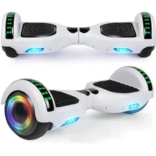 Hoverboard Overboard Skate Elétrico Bluetooth Com Led Branco Foto  mini 1