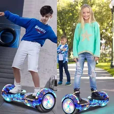 Hoverboard Overboard Skate Elétrico Bluetooth Com Led Branco Foto mini  3