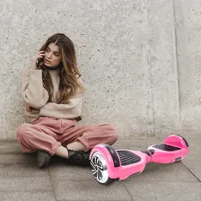 Hoverboard Smart Balance 6,5 Polegadas Rosa Led Com Bolsa Foto mini  3