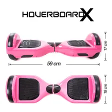 Hoverboard Smart Balance 6,5 Polegadas Rosa Led Com Bolsa Foto mini 4