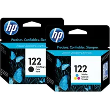 HP 122 Preto + 122 Tricolor Foto mini 1
