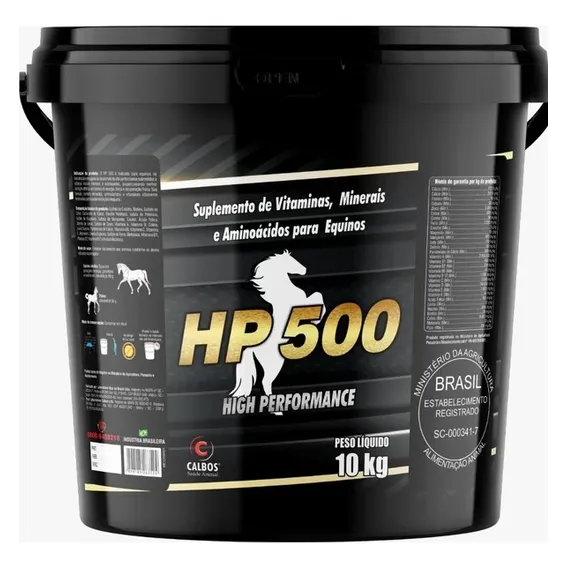 Hp 500 10kg Calbos Vitaminas, Minerais E AminoƔcidos Equinos Foto 1