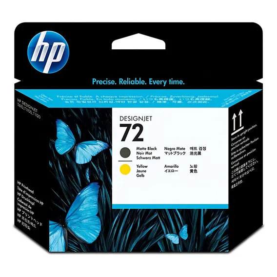 Hp C9384A cabeça de impressão Lf 72 fosca preto amarelo Foto 1