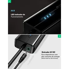 Hub 3 Portas Usb 3.0 Rede Rj45 Gigabit 10/100/1000 Ugreen Foto mini 4
