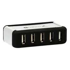 Hub 7 Portas Usb 2.0 Com Fonte De Energia Foto mini  2