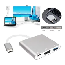 Hub Adaptador Usbc 3.1 Tipo C Hdmi Para Apple Macbook 3x1 Foto mini 3