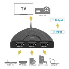 Hub Hdmi Switch 3x1 Adaptador Cabo 3 Entradas 1 Saída Foto mini 2