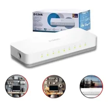 Hub Switch 8 Portas 10/100mbps D-link Des-1008a Foto mini 1