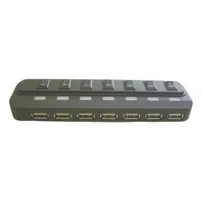 Hub Usb 2.0 7 Portas+fonte 2500ma - Fahub-06 - Feasso Foto  mini 1