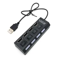 Hub Usb 2.0 4 Portas Alta Velocidade Foto mini 1