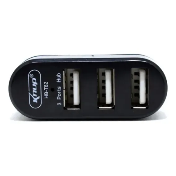 Hub Usb 3 Portas Pc E Notebook Portatil Knup Hb-t82 Foto 1