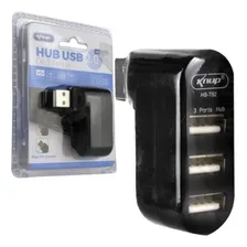 Hub Usb 3 Portas Pc E Notebook Portatil Knup Hb-t82 Foto mini  2