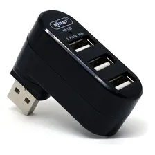Hub Usb 3 Portas Pc Notebook Portátil Gira 180° Knup Hb-t82 Foto mini 3